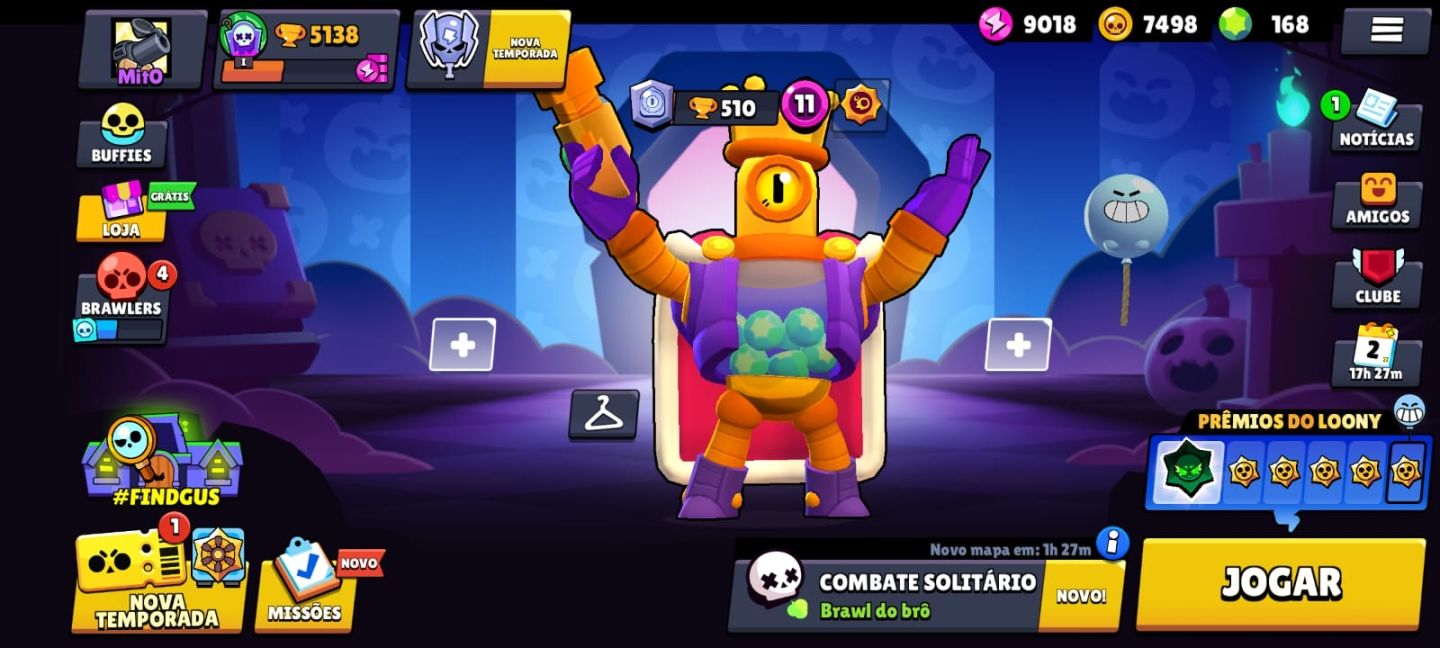 CONTA CLASH ROYALE + BRAWL STARS + CLASH OF CLÃNS