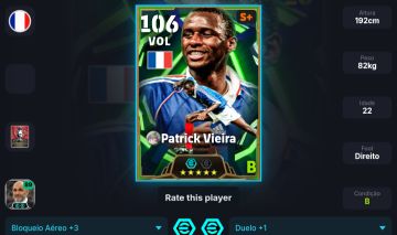 Patrick Vieira 106 (Primeiro Volante)