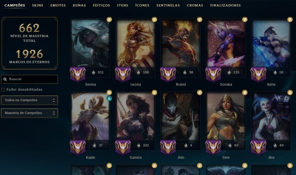 Conta da RIOT GAMES com LEAGUE OF LEGENDS, TFT E VALORANT