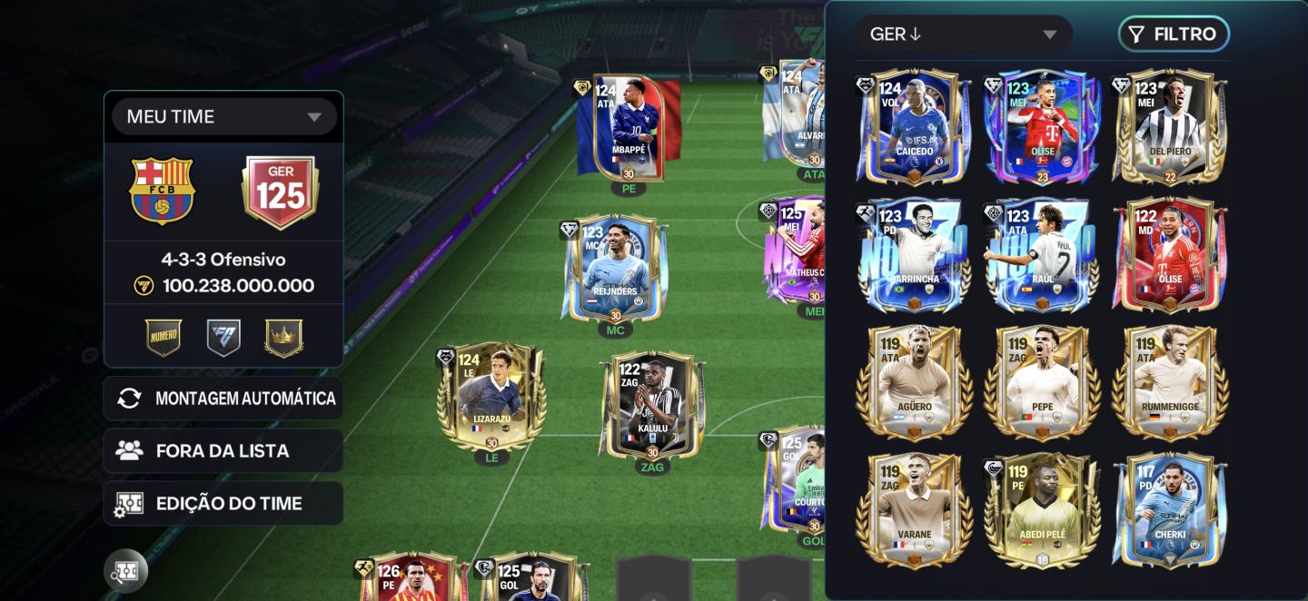 CONTA EA FC 26 MOBILE GER 125 RARA!