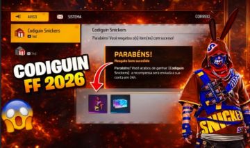 Snikers CODIGUIN Free Fire