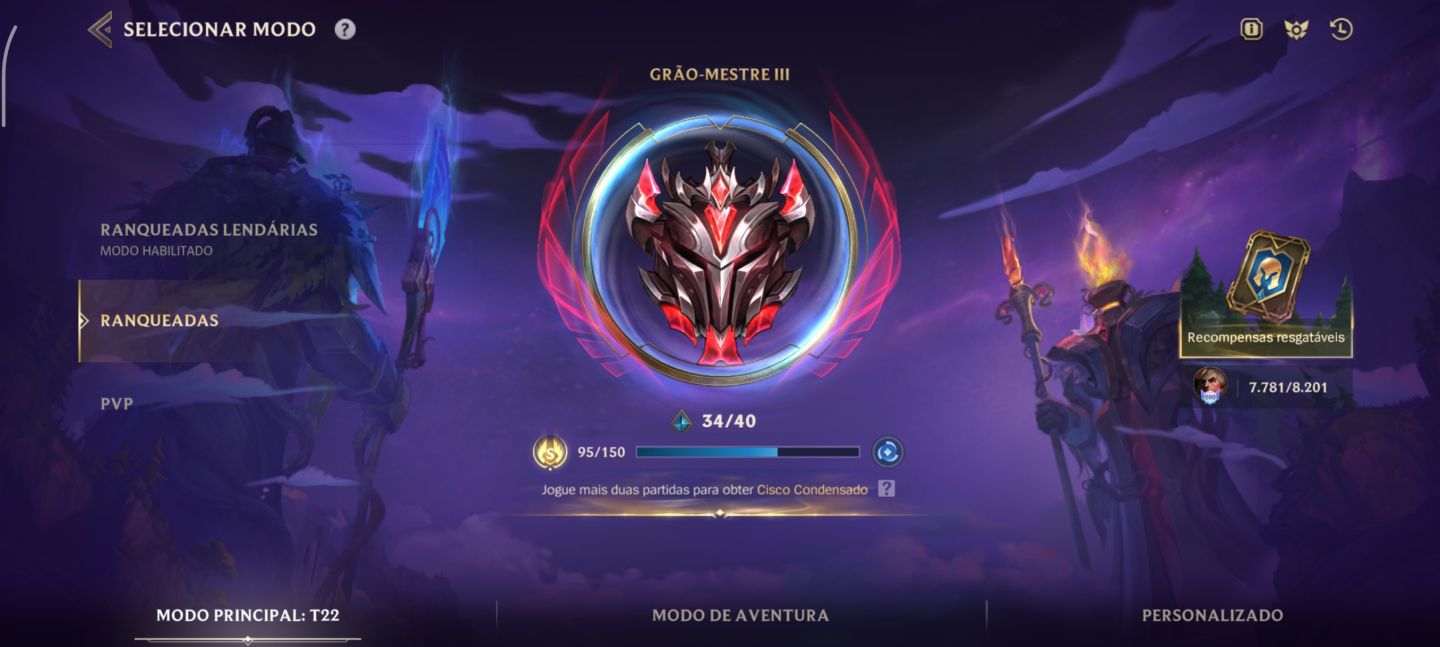 Conta Wild Rift Grão Mestre