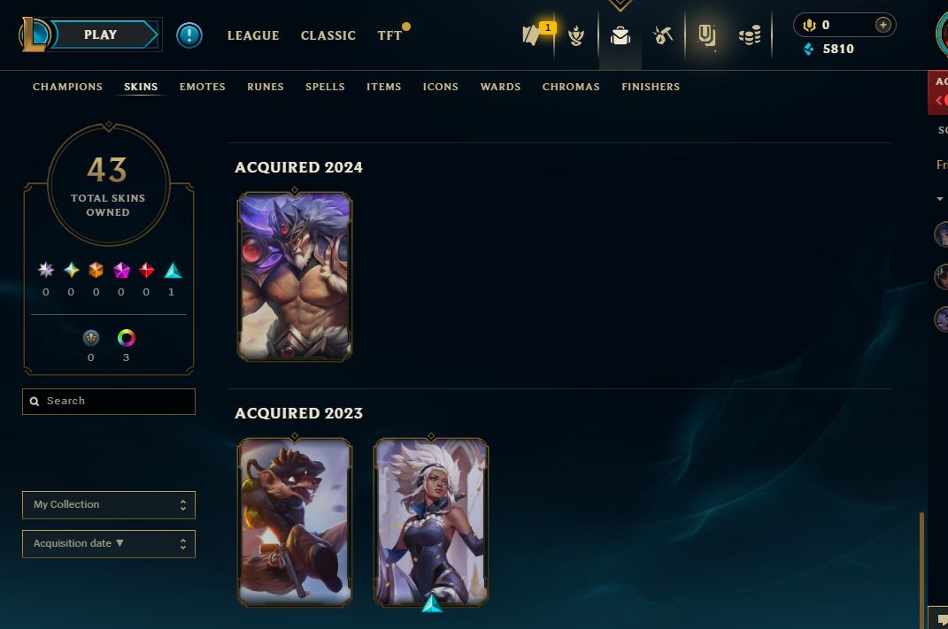 Conta de lol smurf gold 4 level 30 mmr bom