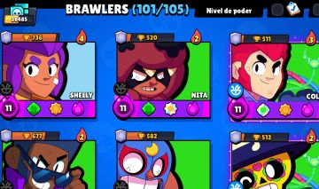 Conta Brawl Stars 38.485 Troféus | 101 Brawlers | Muitas Skins