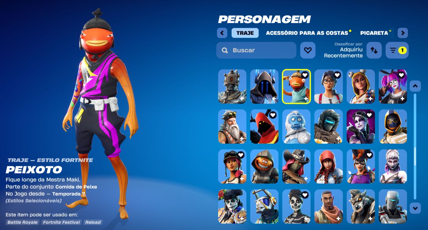 CONTA FORTNITE OG VETERANA | Galáxia Completo | Passes C1 | Pacotes Twitch