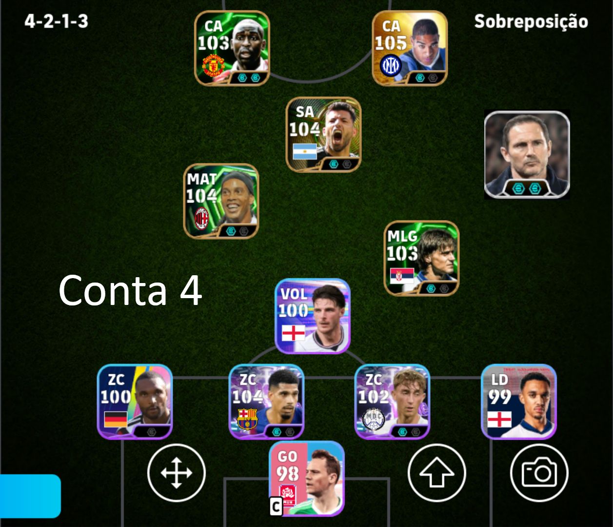 Melhores Contas Efootball Mobile Com MESSI Bigtime 109, Épicos e Showtimes Raros