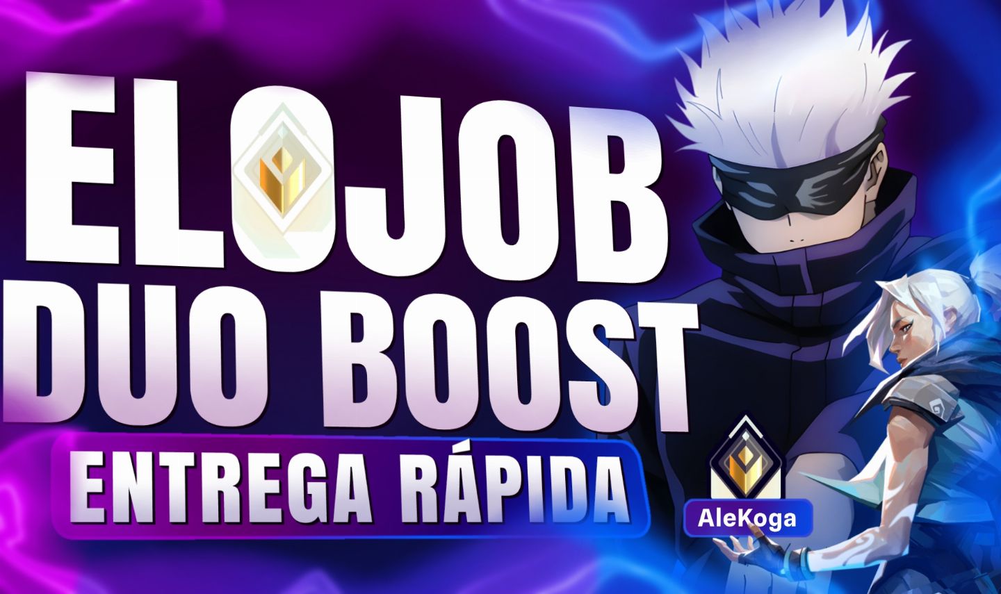 PROMOÇÃO DE FERIAS - ELOJOB - DUO BOOST - MD5 - ENTREGA MAIS RÁPIDA | VALORANT