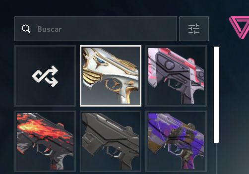 Conta valorant com Vandal champion 2025, faca Vct 2026 e varias outras skins