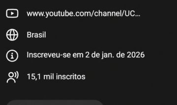 Canal YouTube 15.100 inscritos reais | Brasil