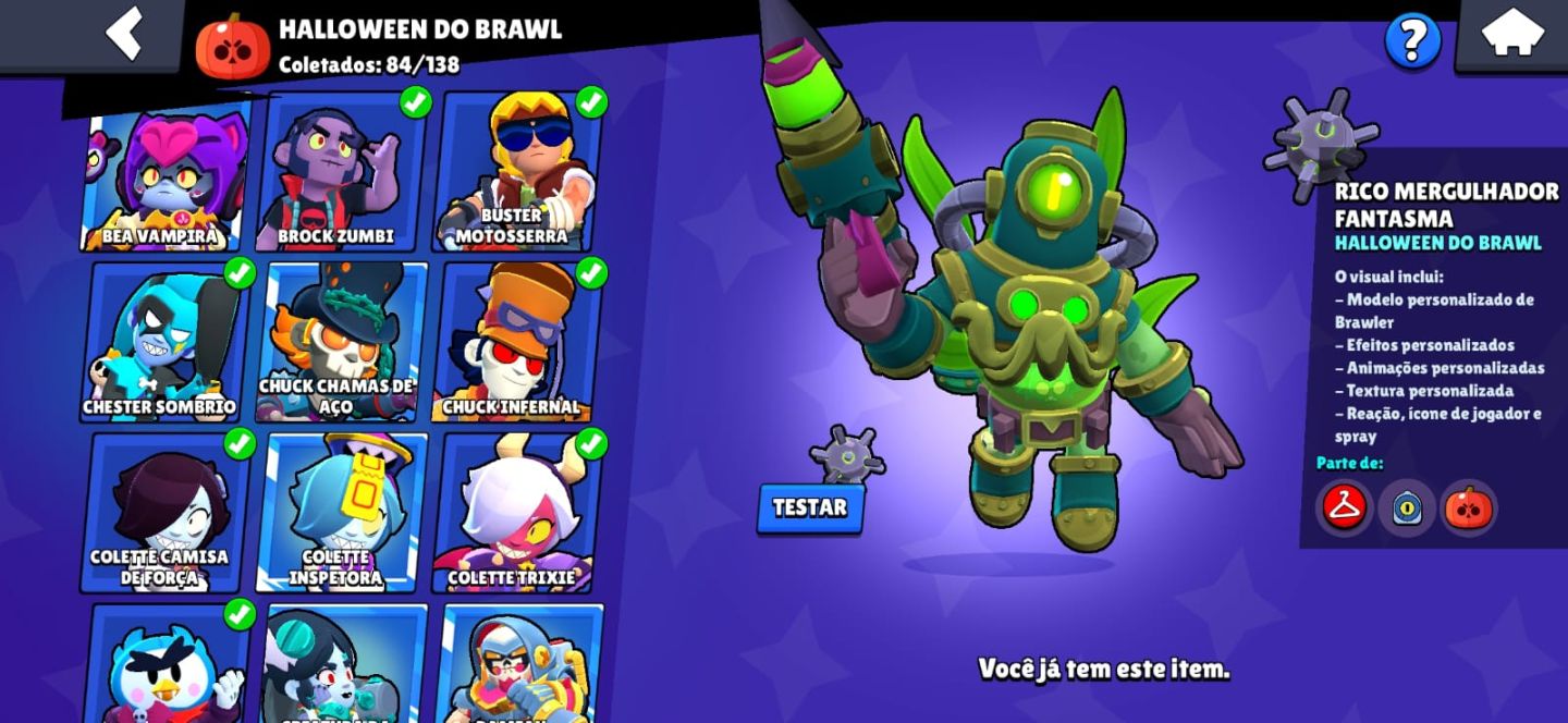 Conta de Brawl Stars | 91K de Troféus | Skins Exclusivas! | Criação: 2020 | Rara