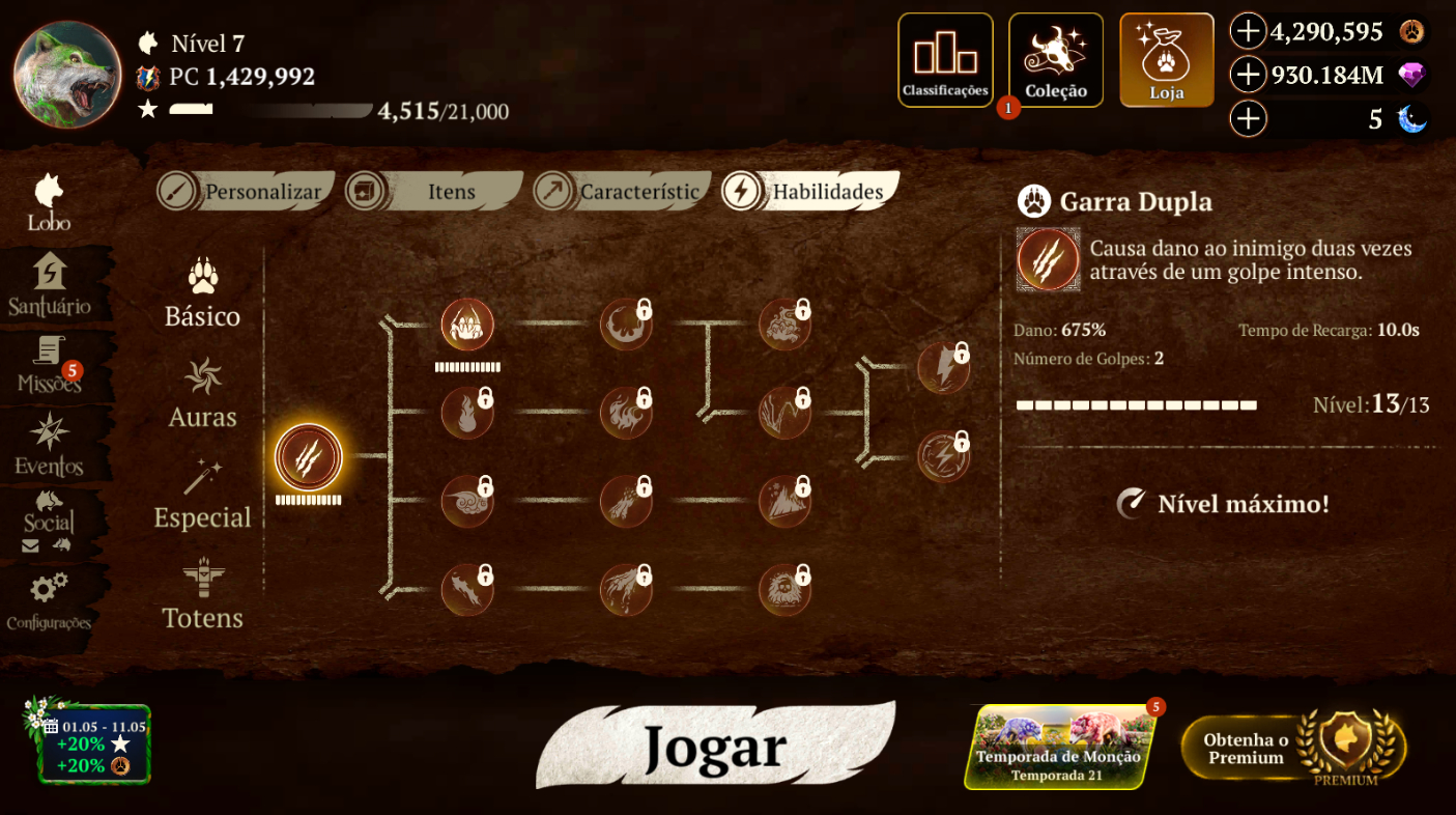 THE WOLF - RPG | MOEDAS + JÓIAS + RECURSOS | ANDROID E IOS