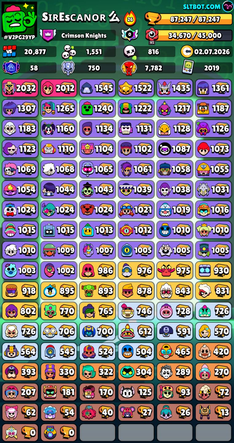 CONTA DE BRAWL STARS / NÃO ACEITO OFERTAS
