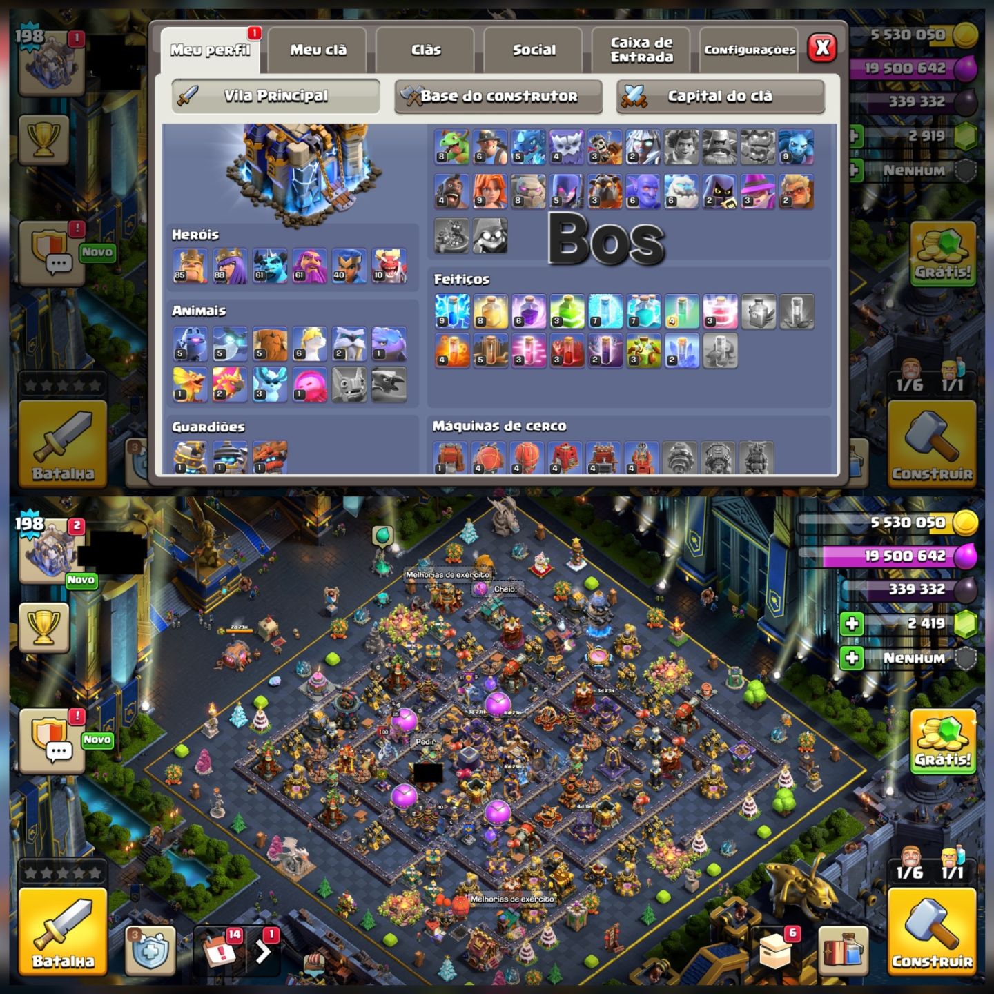 Contas Clash of Clans, CV 13 ao 18 entrego a conta no e-mail do comprador.