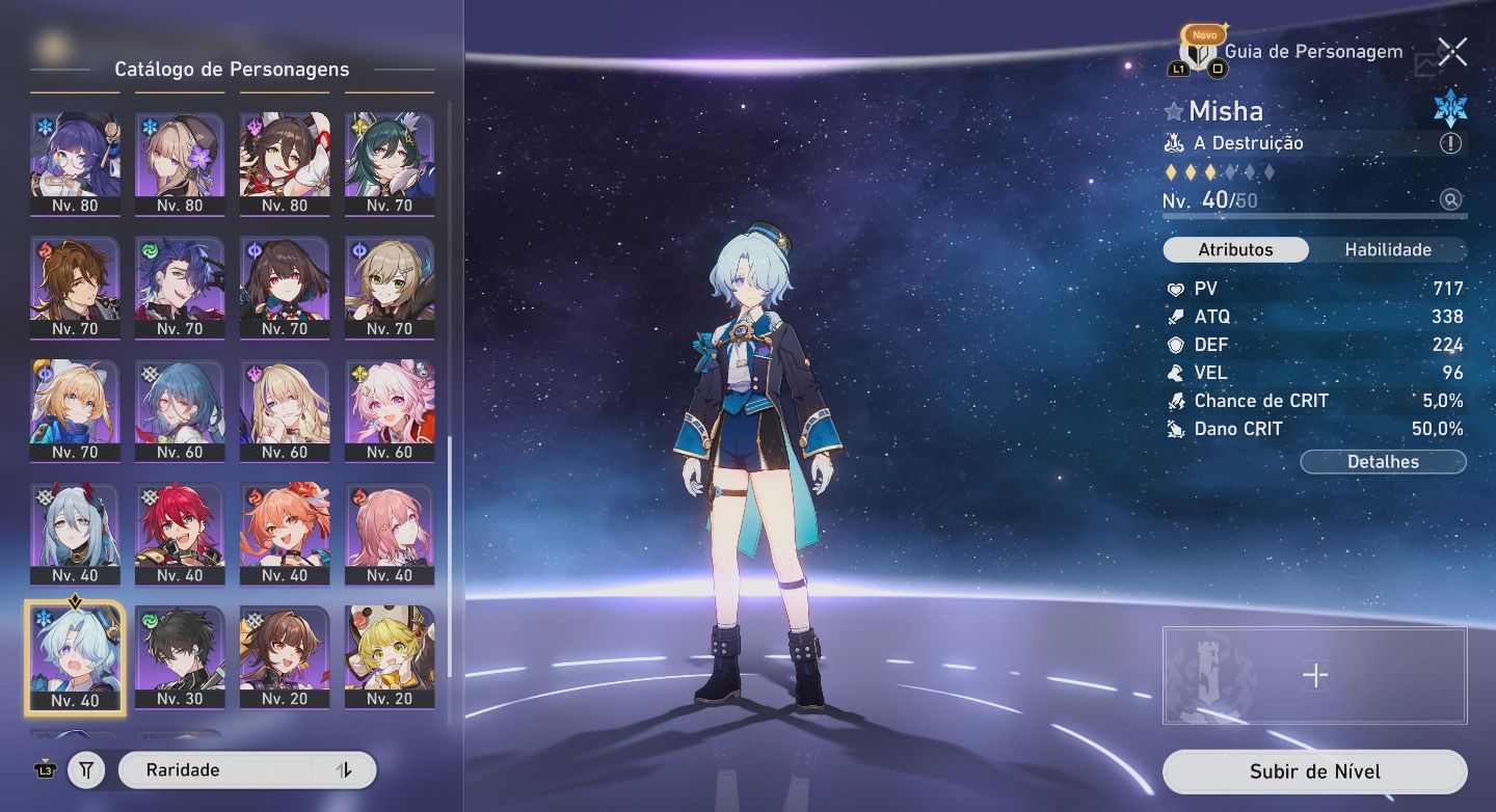 CONTA GENSHIN AR60 (ENDGAME) + HSR LVL70 (ENDGAME)