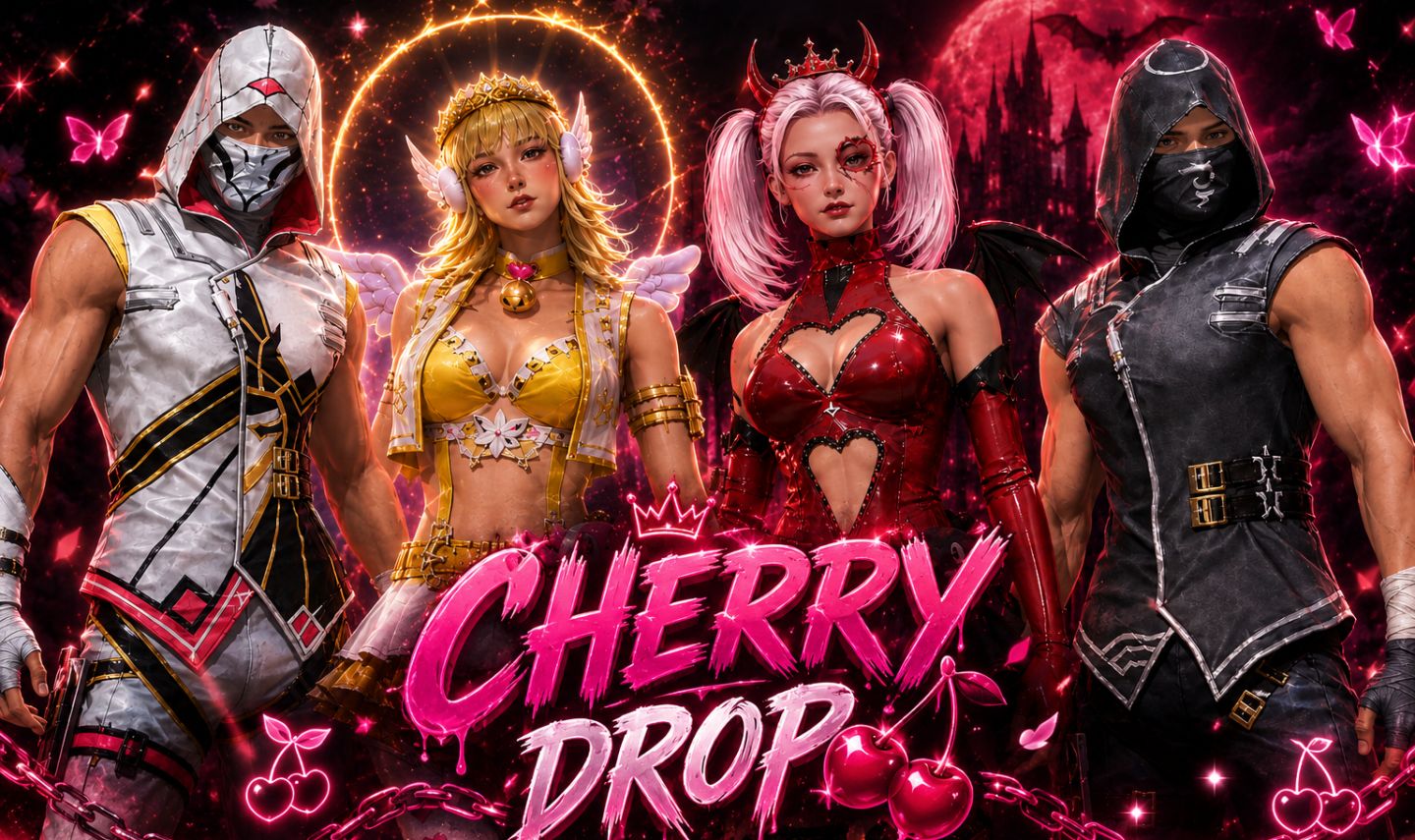 NINJAS E SKIN ANJINHA E DIABINHA
