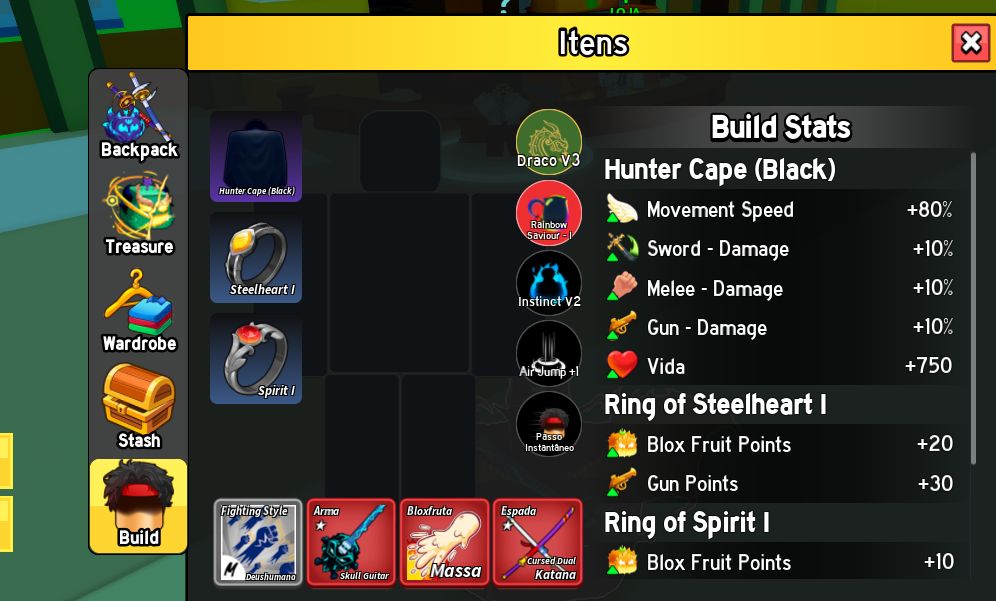 Conta Blox Fruits Completa Dough perm todas espadas 600 maestria +venom no inv