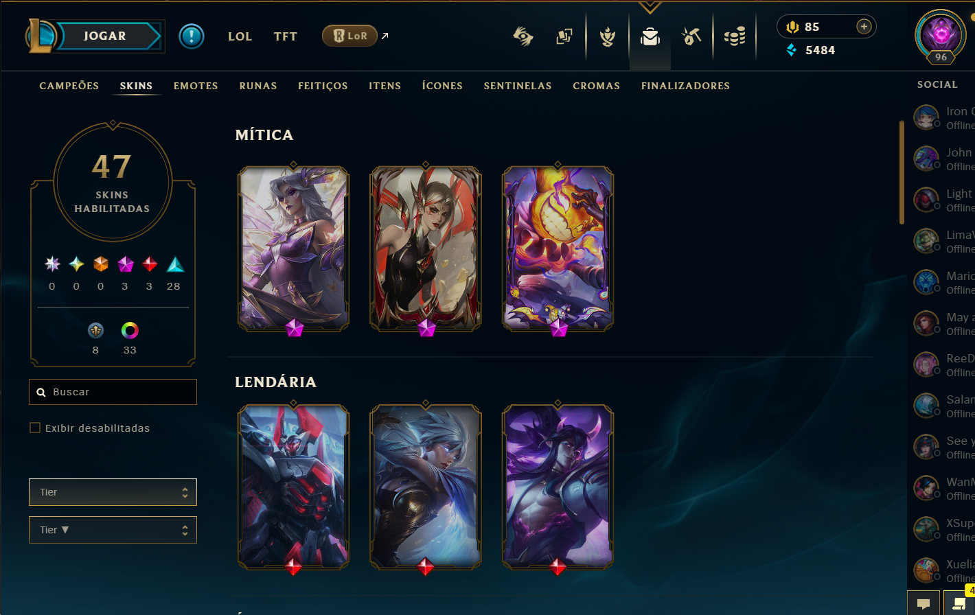 CONTA EX MASTER MMR BUFF (SMURF)