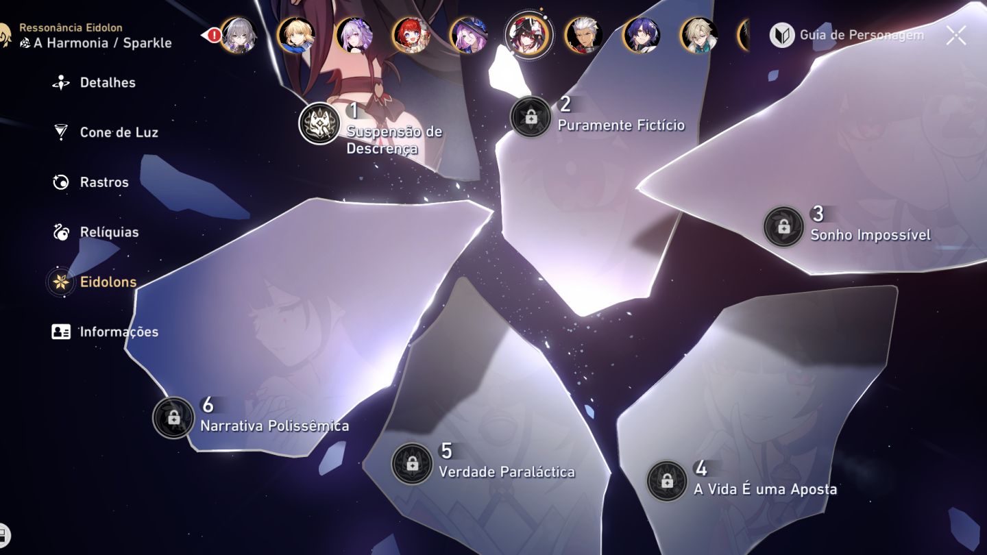 CONTA STAR RAIL END GAME COM VARIOS T5