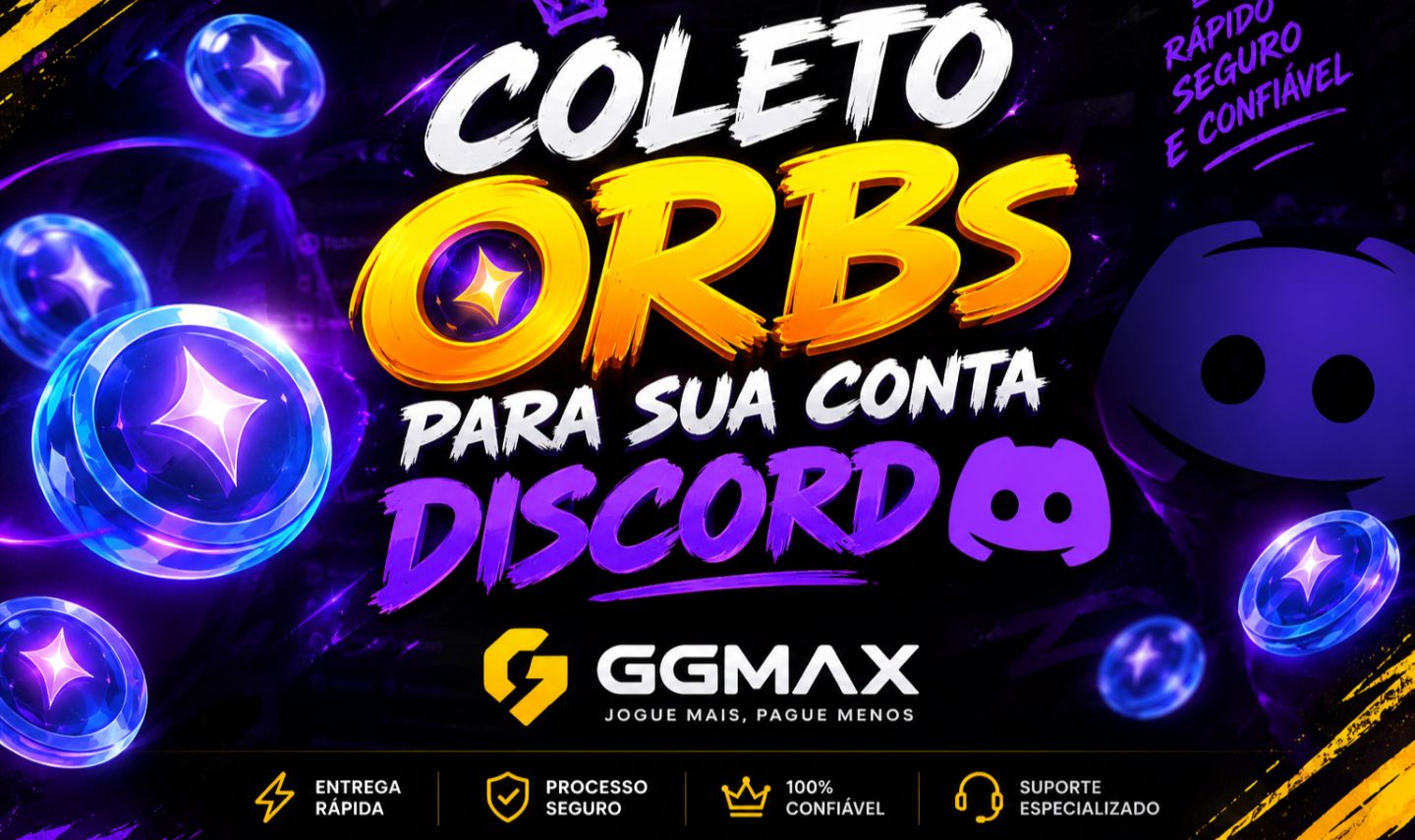 COLETO ORBs PARA SUA CONTA DISCORD