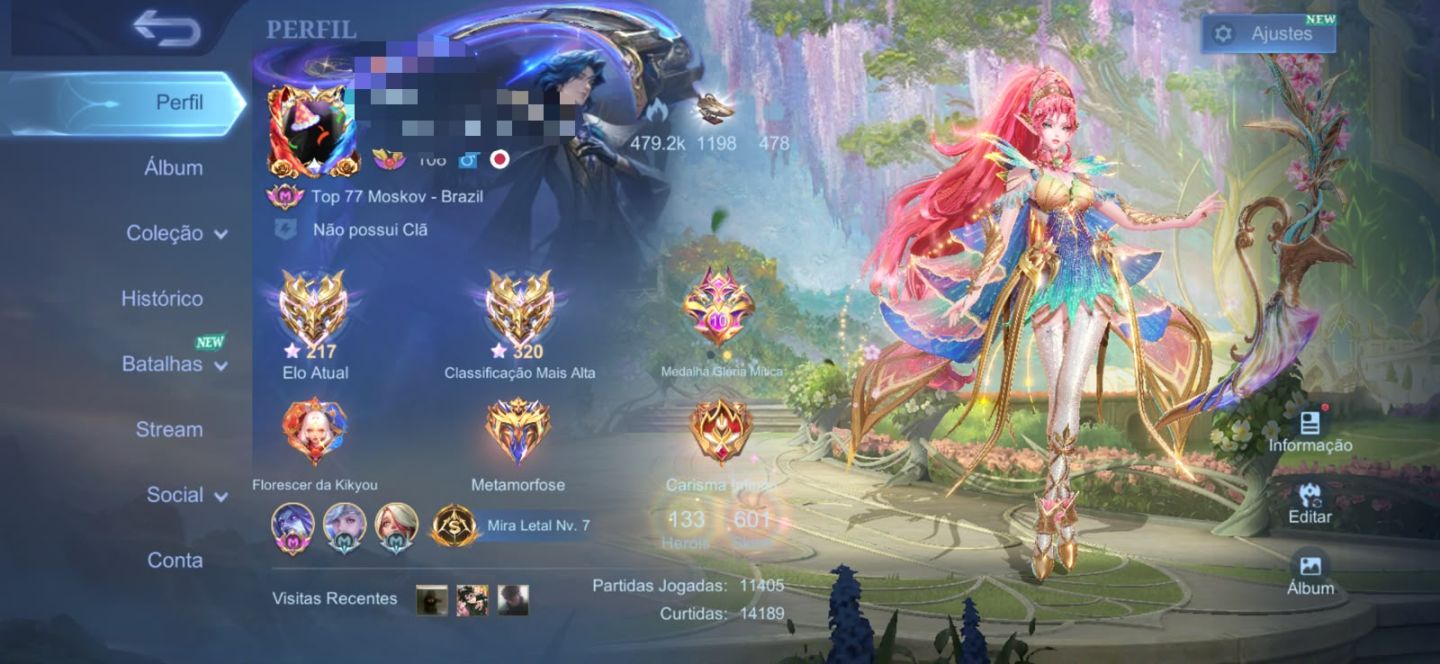 CONTA MAIN ADC +600 SKINS, RARA COM RECALLS ÉPICOS!!