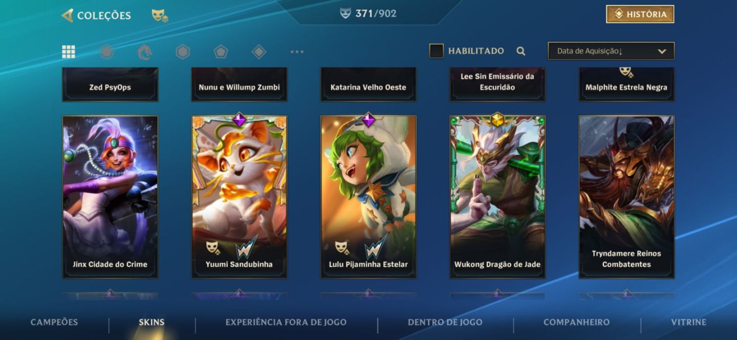 CONTA DE WILD RIFT À VENDA