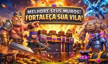 PROMOÇÃO CLASH OF CLANS - SERVIÇO DE UPAR MUROS E FARM | O MAIS RÁPIDO E BARATO