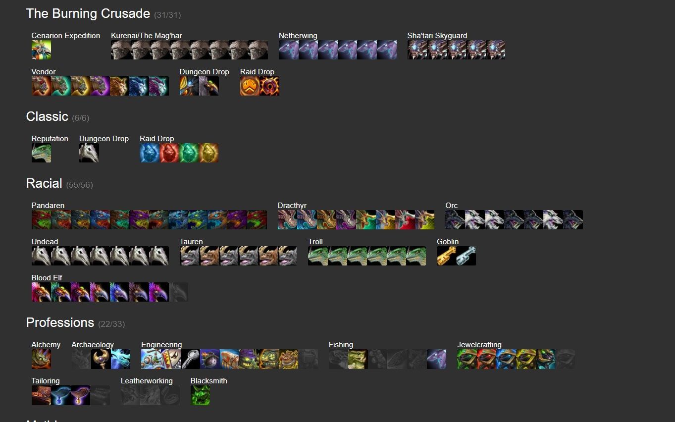 CONTA WORLD OF WARCRAFT PARA COLECIONADOR