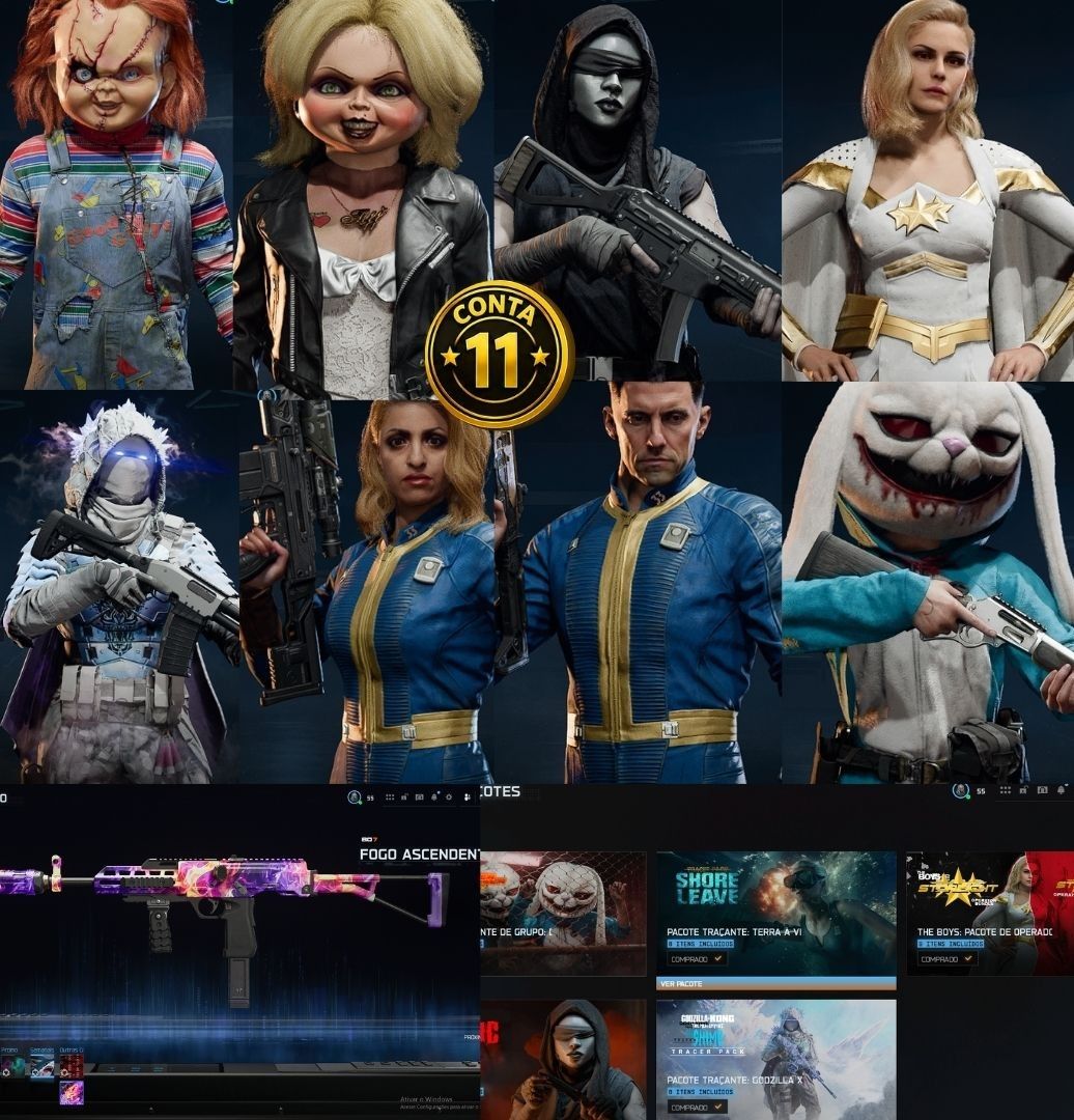 CONTAS WARZONE - CONTA bO7 - CONTA SINGULARIDADE - CONTAS NOVAS BO7 BLACK OPS 7