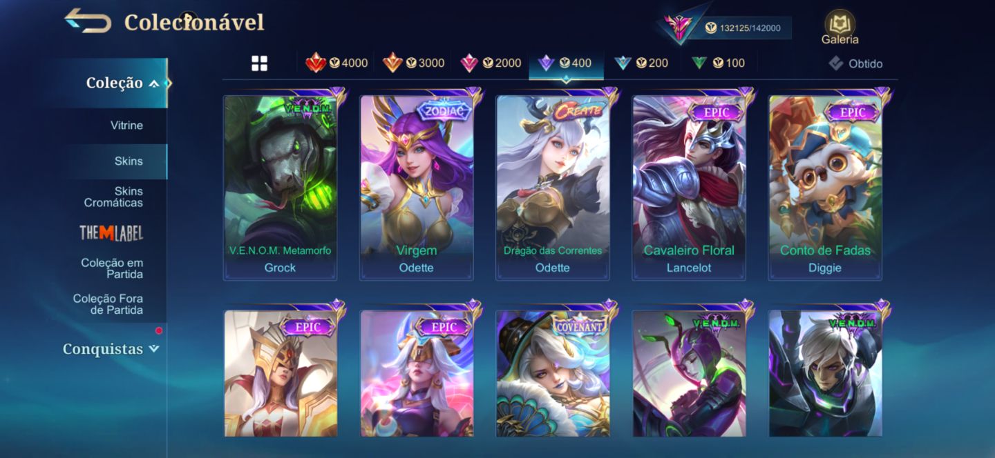 CONTA MOBILE LEGENDS