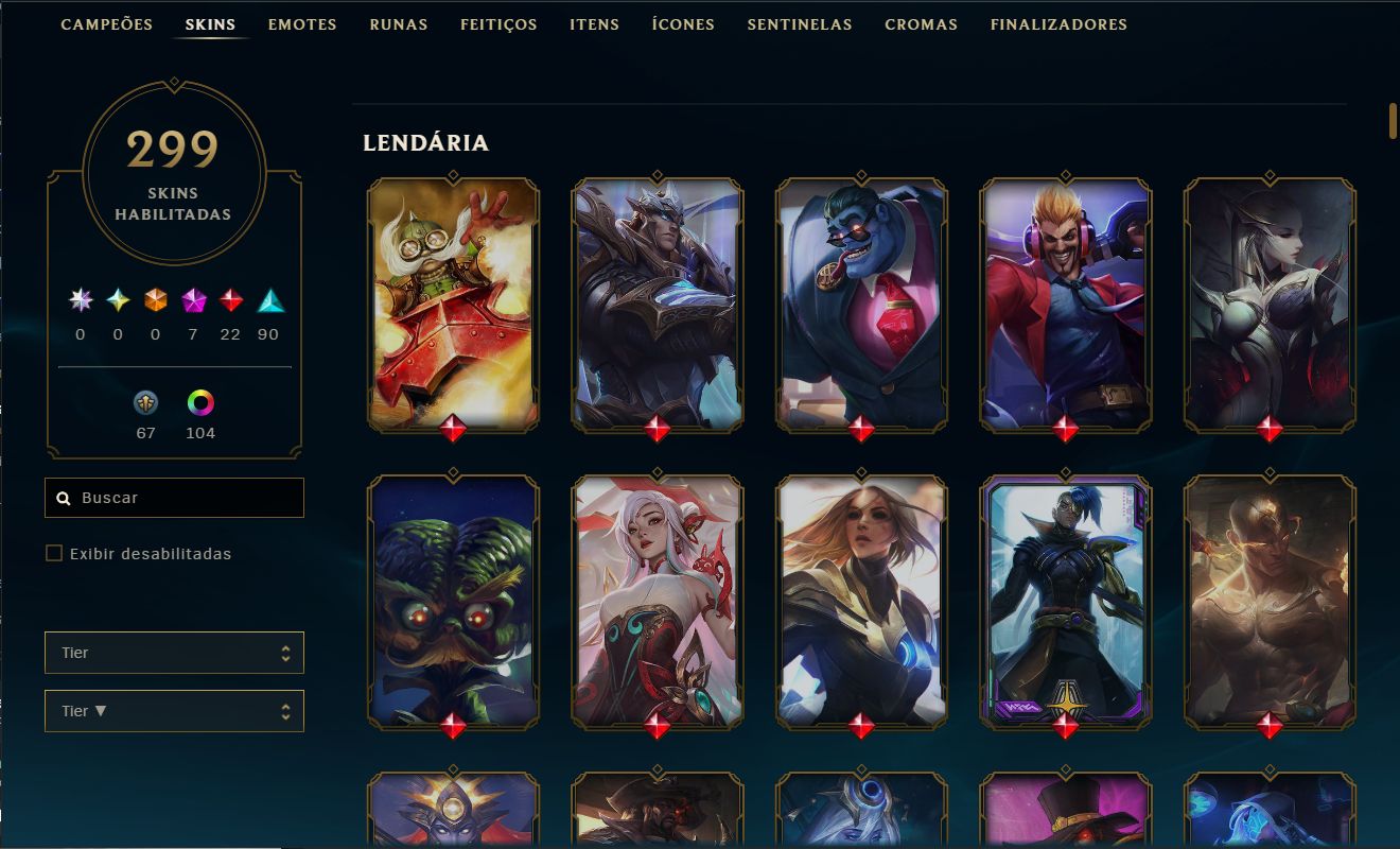 Conta League Of Legends Ouro 2 do Beta