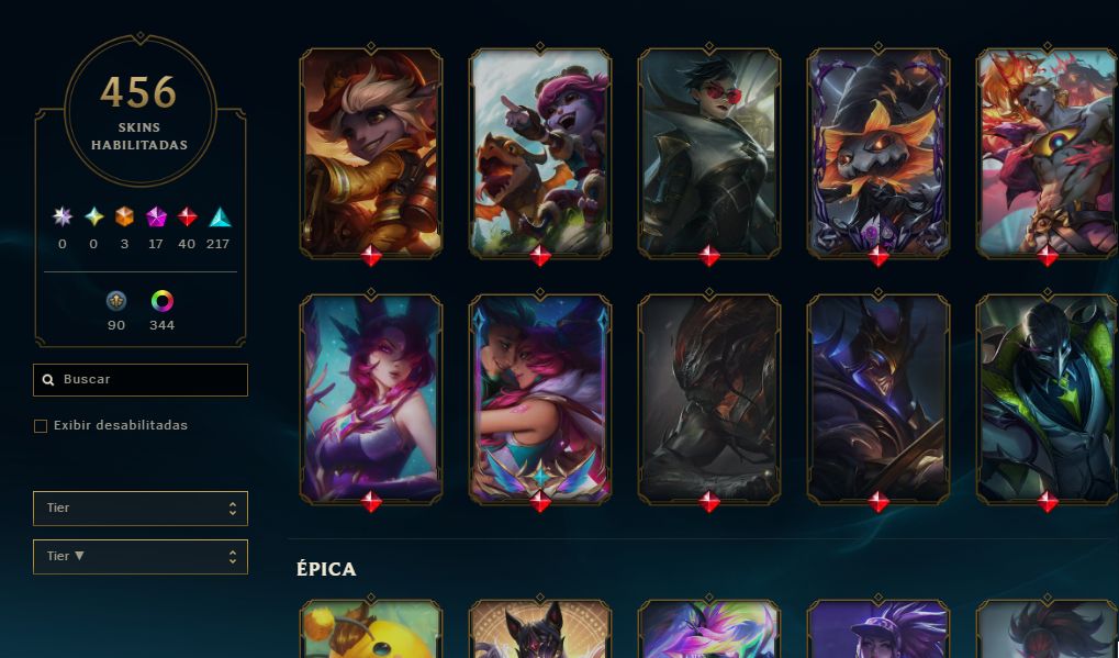 CONTA MAIN ADC LEAGUE OF LEGENDS EX CHALLENGER