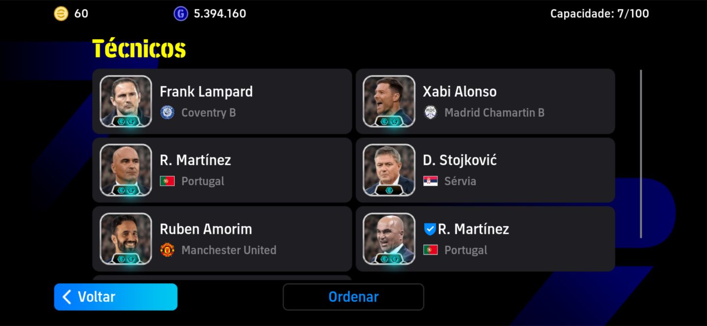 CONTA TOP DE EFOOTBALL, NO PRECINHO TOP COM VÁRIOS JOGADORES