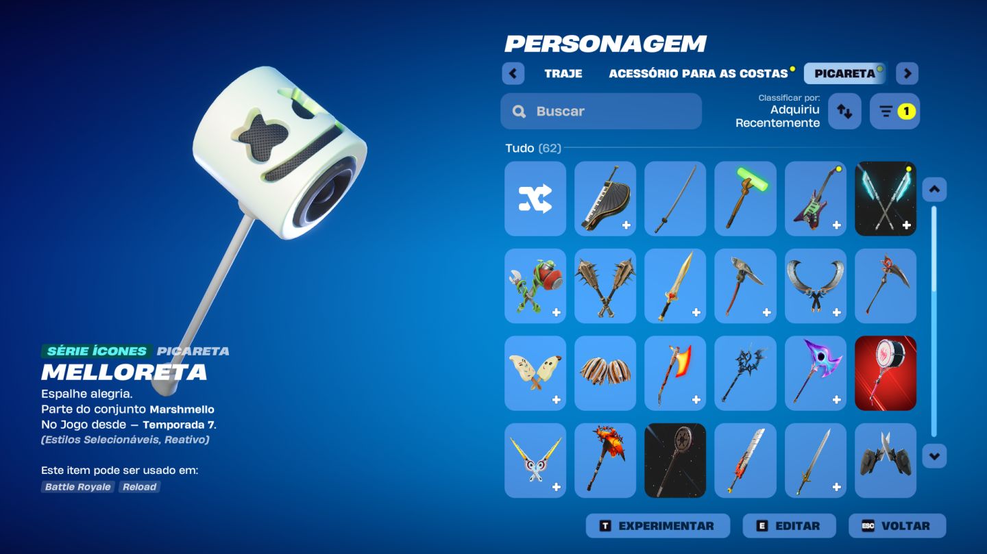 CONTA FORTNITE RARA 2017