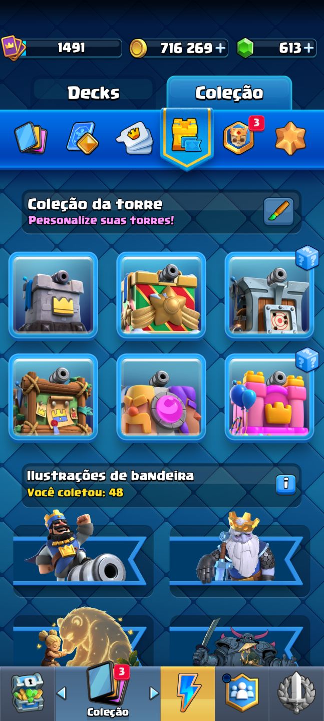 CONTA DE CLASH ROYALE
