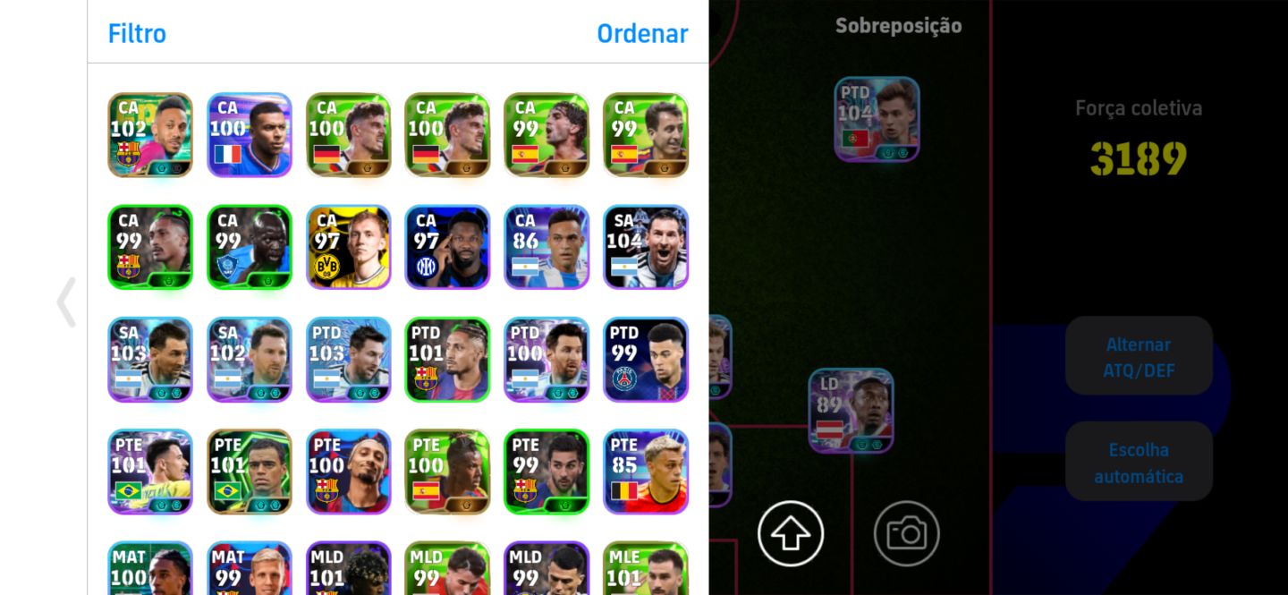 Conta e efootbal