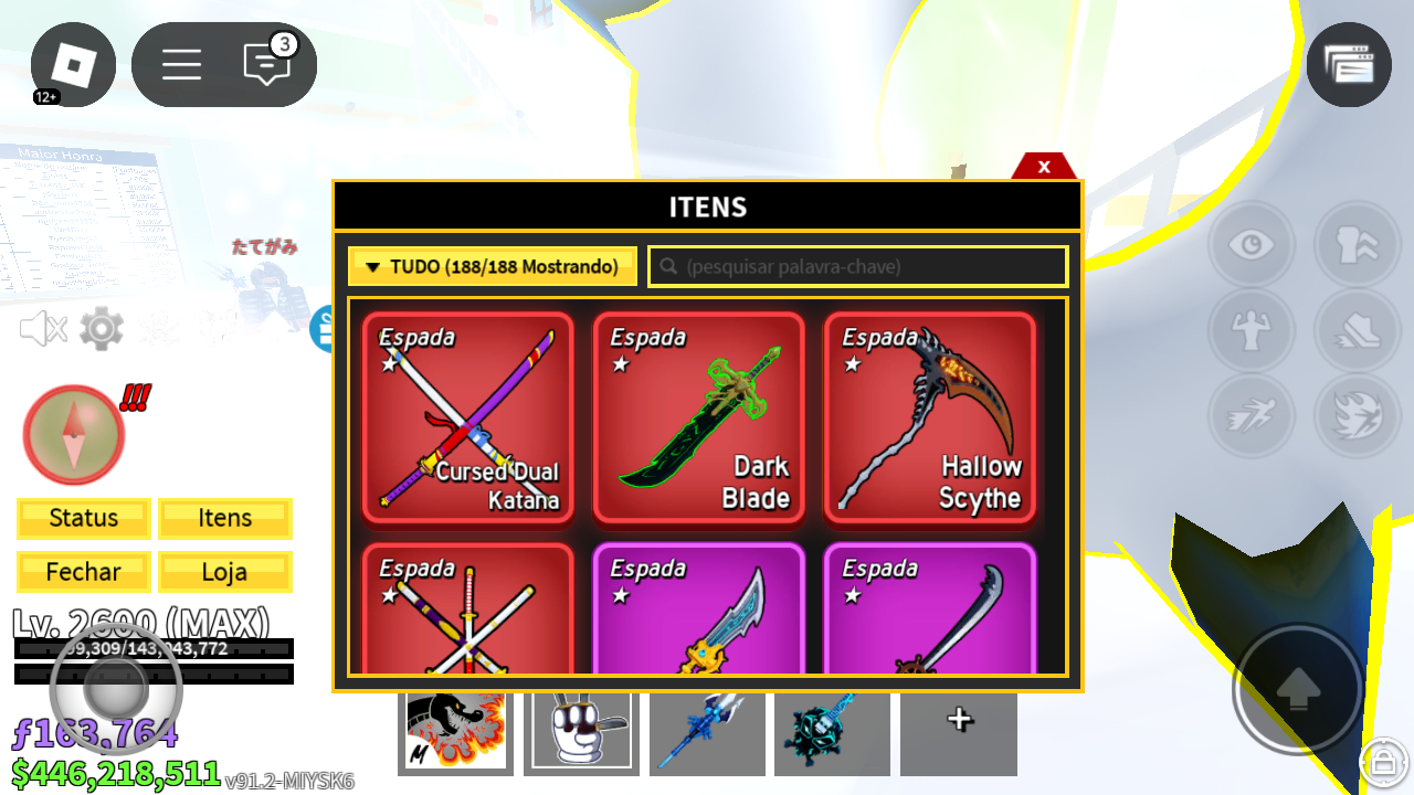 Conta Roblox raças full