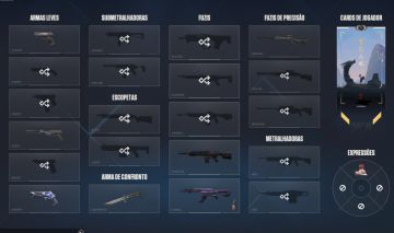 CONTA VALORANT 2 VANDAL, PHANTOM, FACA E MARSHALL