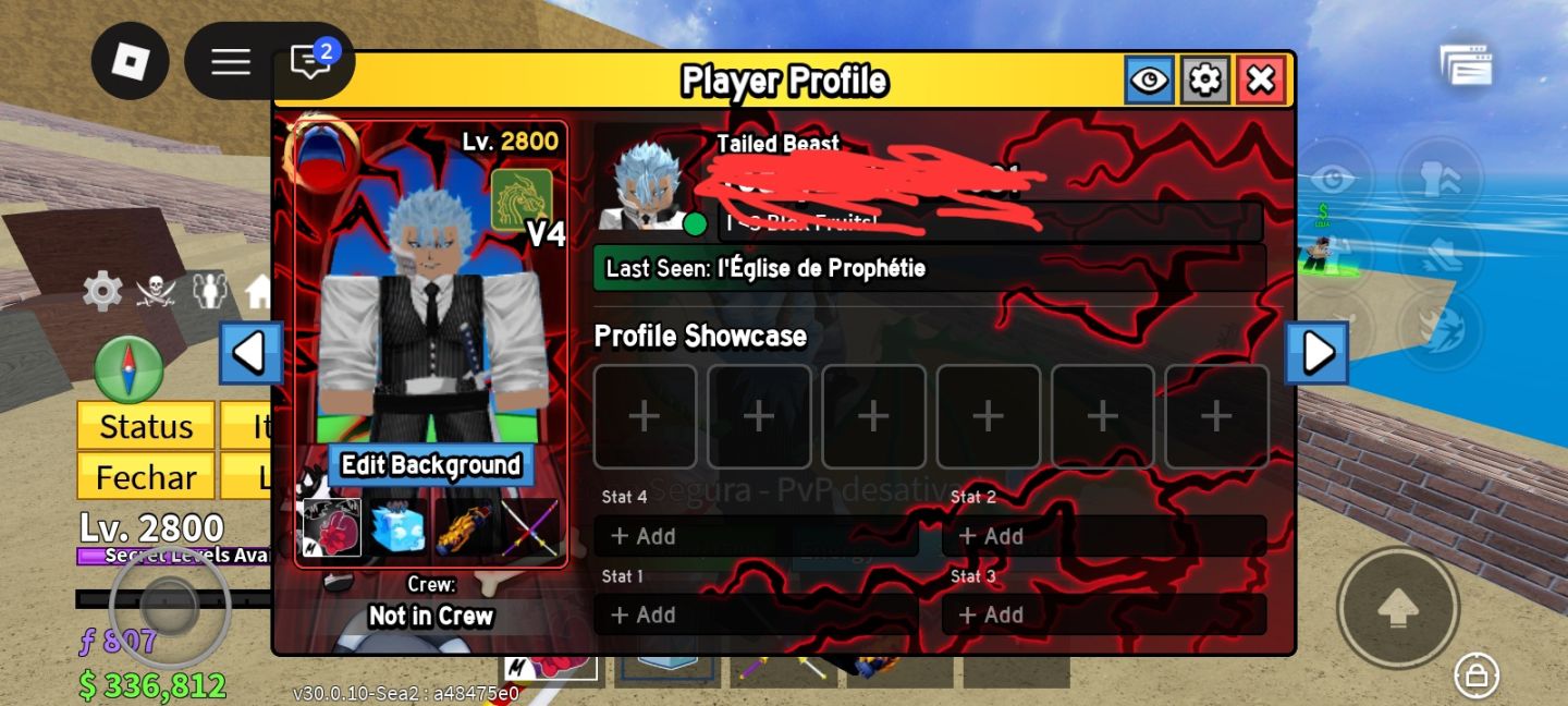 CONTA DE ROBLOX BRABA COM FRAME BREAKER E PERMS E COM 5 SLOTS + VIP NO BLR+SKINS