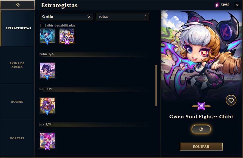 Conta de Colecionador - Black Alistar, UFO Corki, Ahri do Faker e +