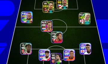 Contas baratinhas de Efootball móbile,com jogadores bons