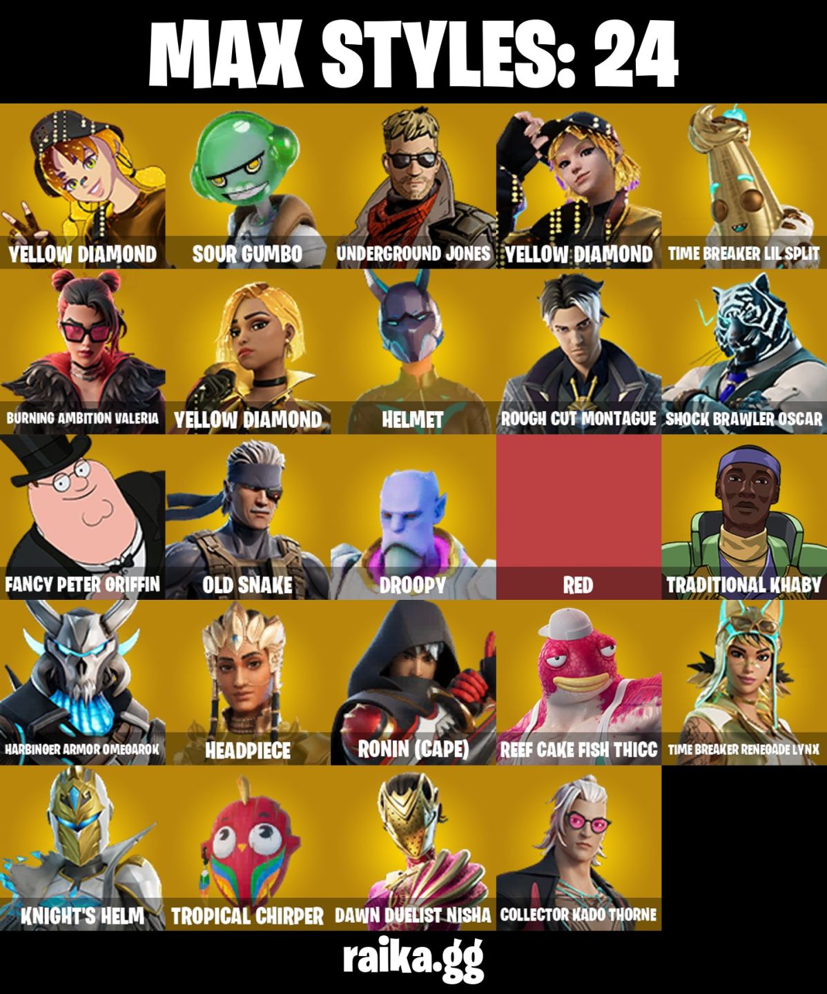 CONTA FORTNITE COM 83 SKINS SPIDER MAN/DROOPY/OLD SNAKE/RED KNIGHT/RAP BOY/