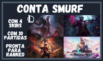 CONTA COM 4 SKINS - LVL 30 PRONTA PARA RANKED!!!