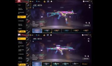 CONTA FULL ROXA, UMP ROXA E XM8 ROXA 2VELL ANGELICAL AZUL e VERDE