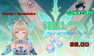 CONTAS COM VESNA GENSHIN IMPACT!!