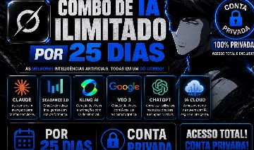 COMBO PRIVADO DE AI - VEO3 - KLING AI, SEADANCE 2.0 - 25 DIAS