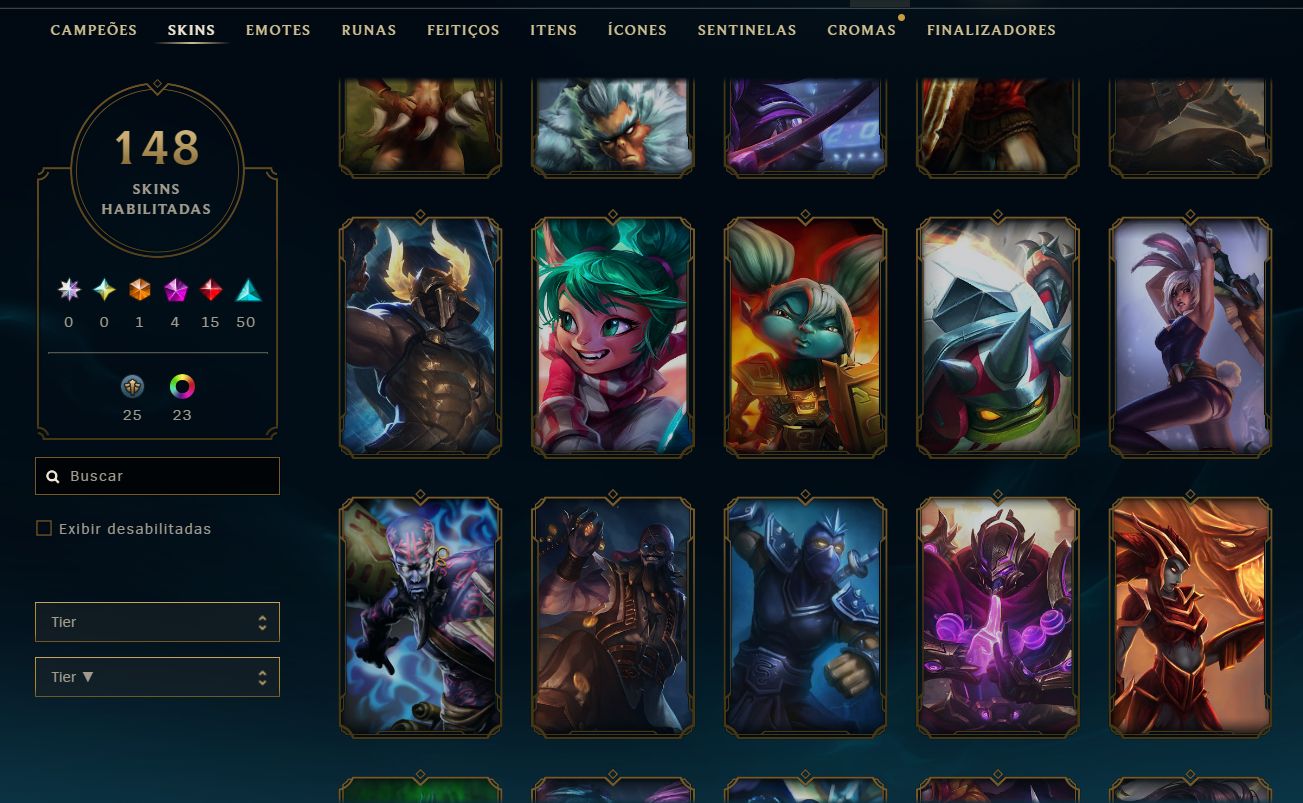 Conta LVL 361, 148 skins com Leblanc Lenda Ascendida , Katarina PRESTIGIO