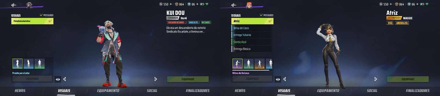CONTA FARLIGHT84 - QUASE TODOS OS VISUAIS!