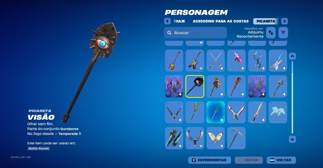 Conta de Fortnite Billie Elish