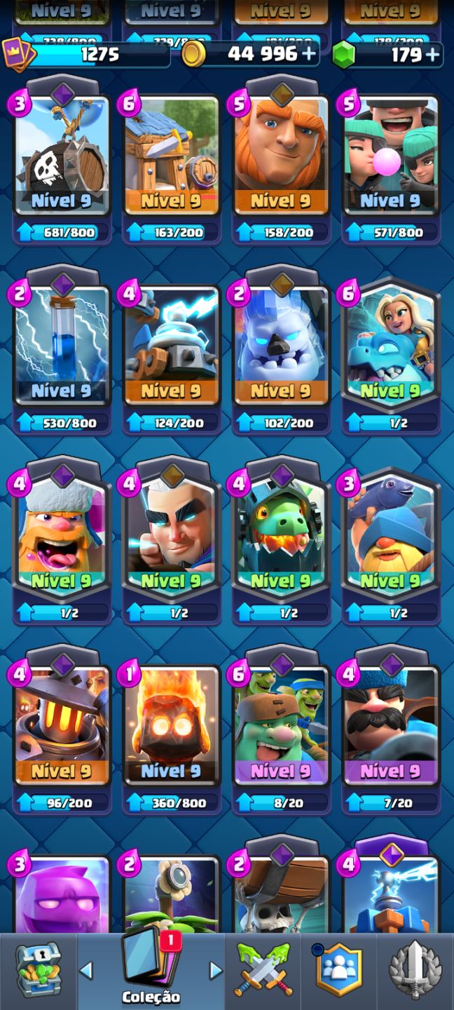 CONTA CLASH ROYALE - ARENA 19