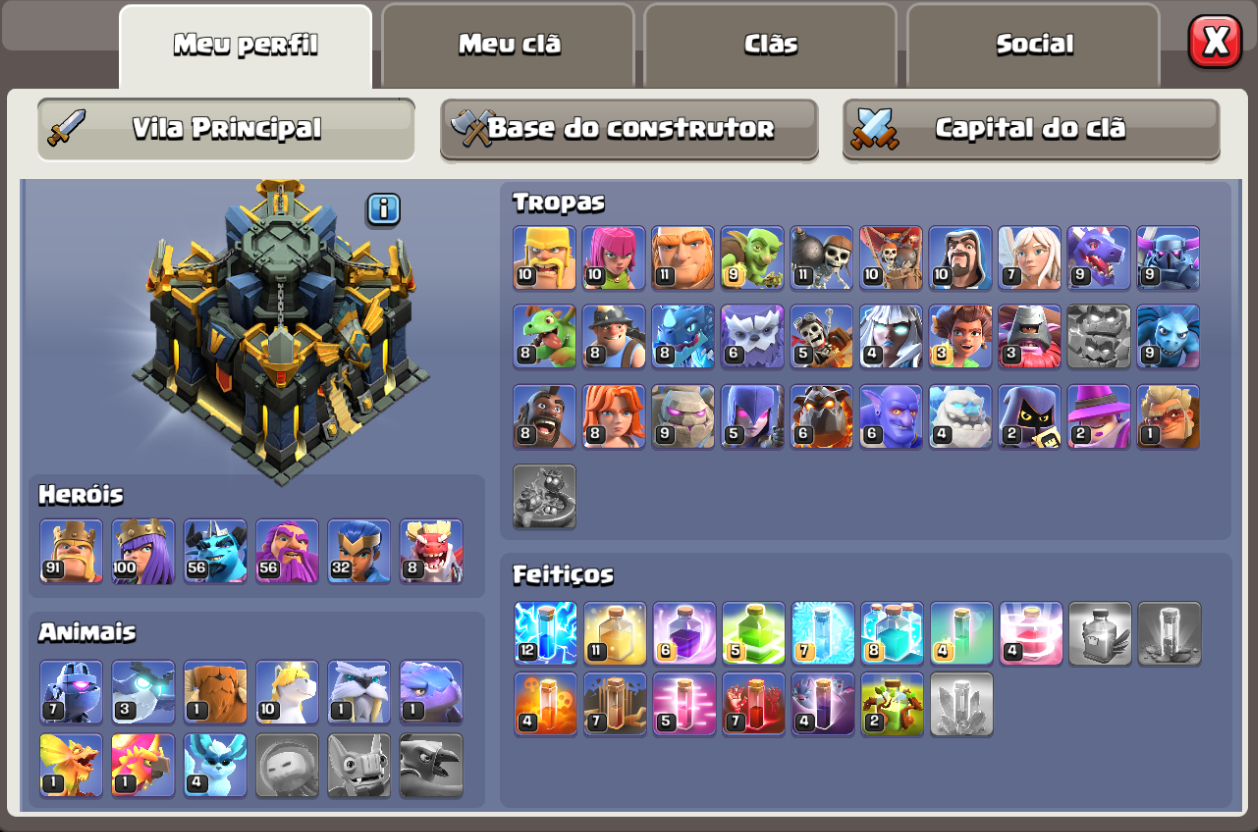 90% OFF |CONTA CLASH OF CLANS | FULL ACESSO | ENTREGA AUTOMATICA cv 17 14 15 16